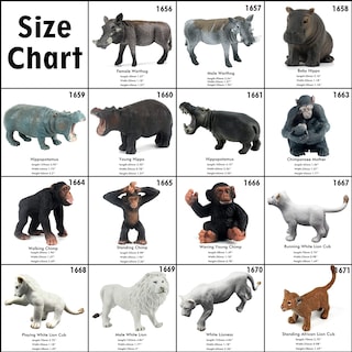 Foto 2 | Figuras Gigantes de Animales de La Jungla Africana Juguetes Funshowcase - Venta Internacional