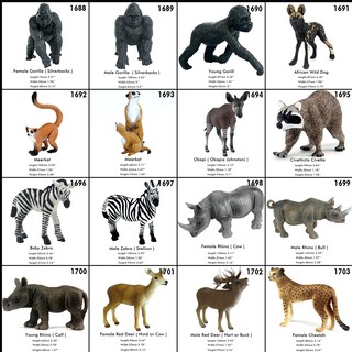Foto 4 | Figuras Gigantes de Animales de La Jungla Africana Juguetes Funshowcase - Venta Internacional