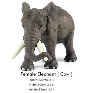 Foto 2 | Figura de Elefante Funshowcase - Juguete Educativo de Animales de la Selva Africana