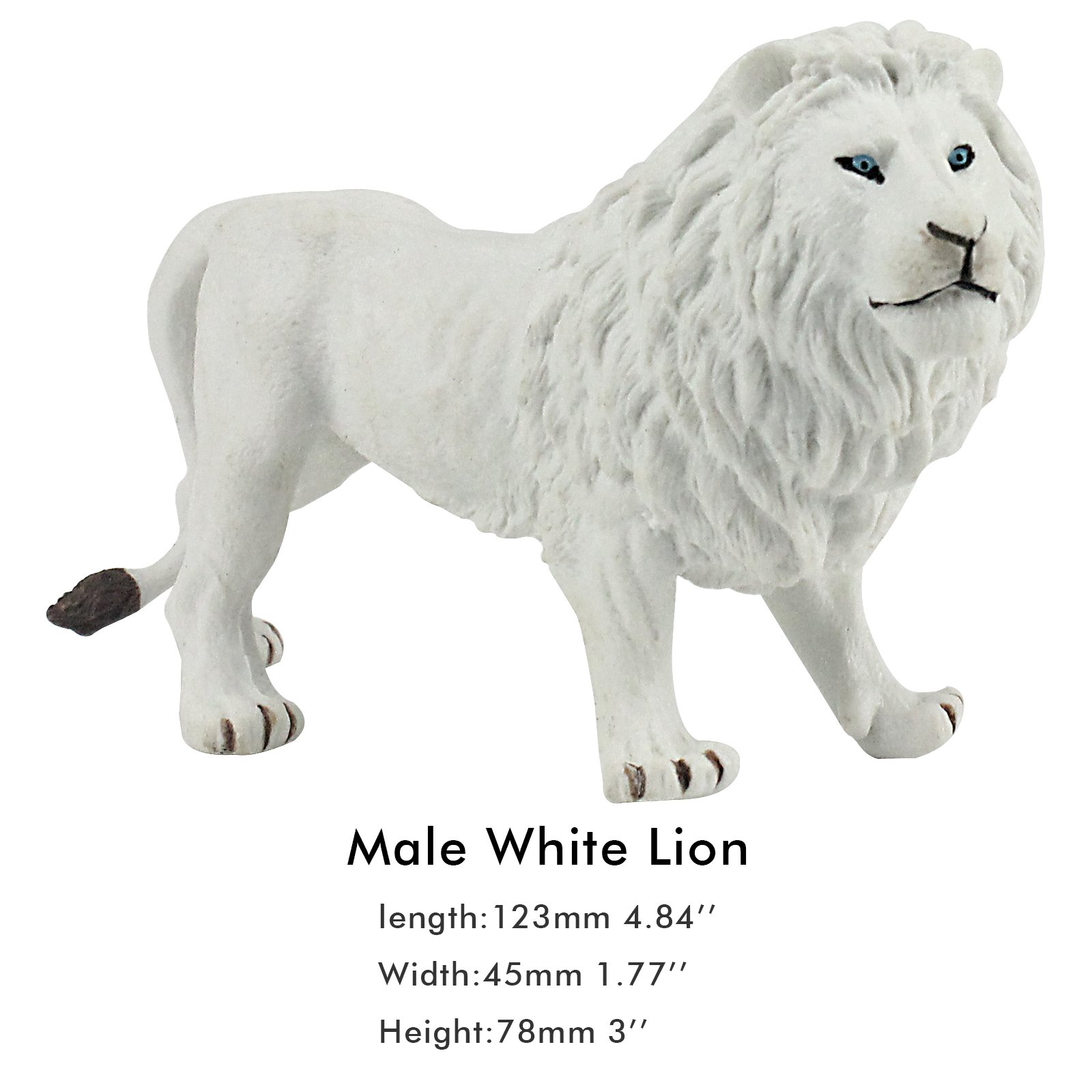 Foto 4 pulgar | Figura de León Blanco Funshowcase 8 cm - Venta Internacional