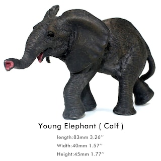Foto 2 | Figura de Cría De Elefante Joven Funshowcase - Venta Internacional
