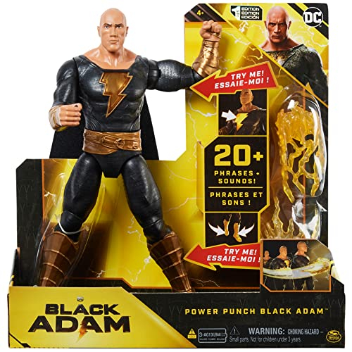 Foto 2 pulgar | Figura de Acción Power Punch Black Adam- Venta Internacional