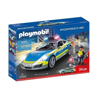 Foto 1 | Porsche 911 Carrera 4s Policía 70066 Playmobil Porsche