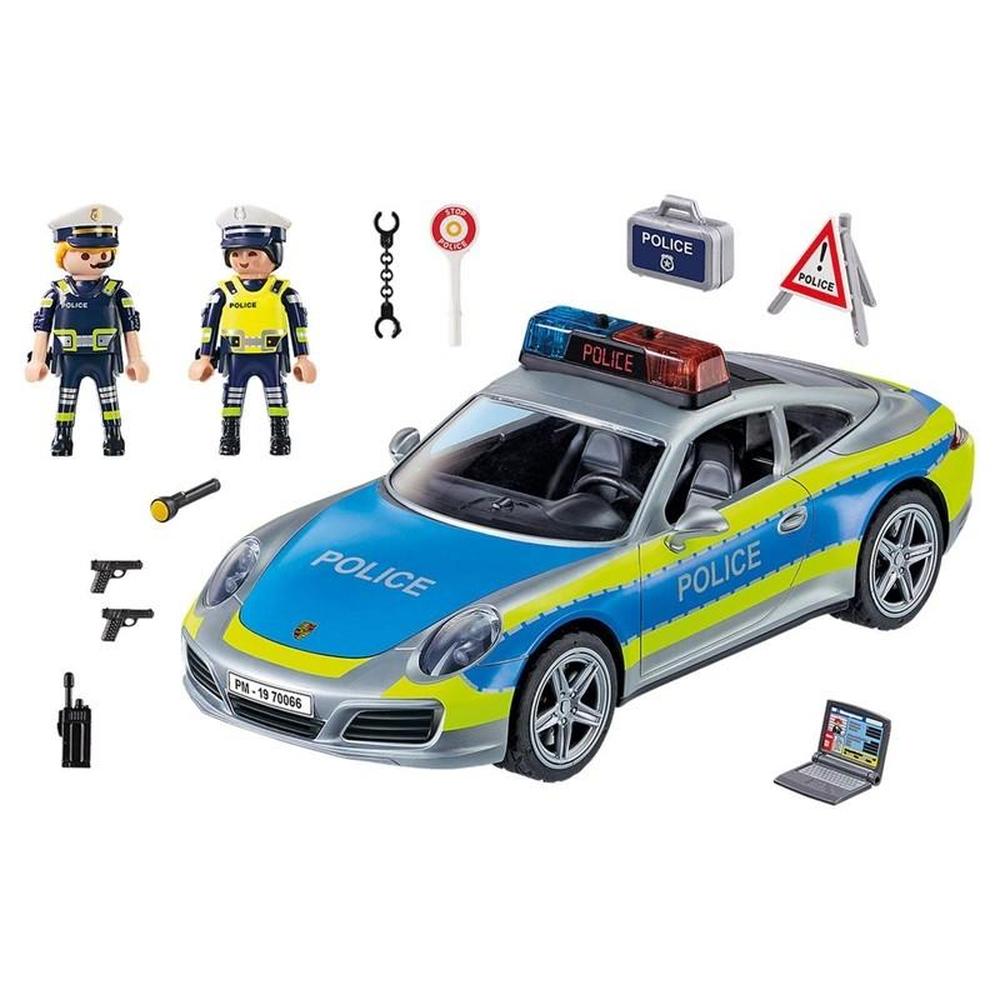 Foto 3 pulgar | Porsche 911 Carrera 4s Policía 70066 Playmobil Porsche