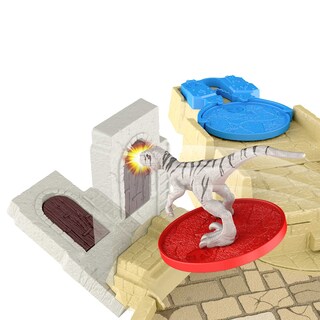 Foto 2 | Set De Juego Jurassic Park Minis Battle Arena Con Lanzadores De Proyectiles - Venta Internacional