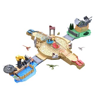 Foto 6 | Set De Juego Jurassic Park Minis Battle Arena Con Lanzadores De Proyectiles - Venta Internacional