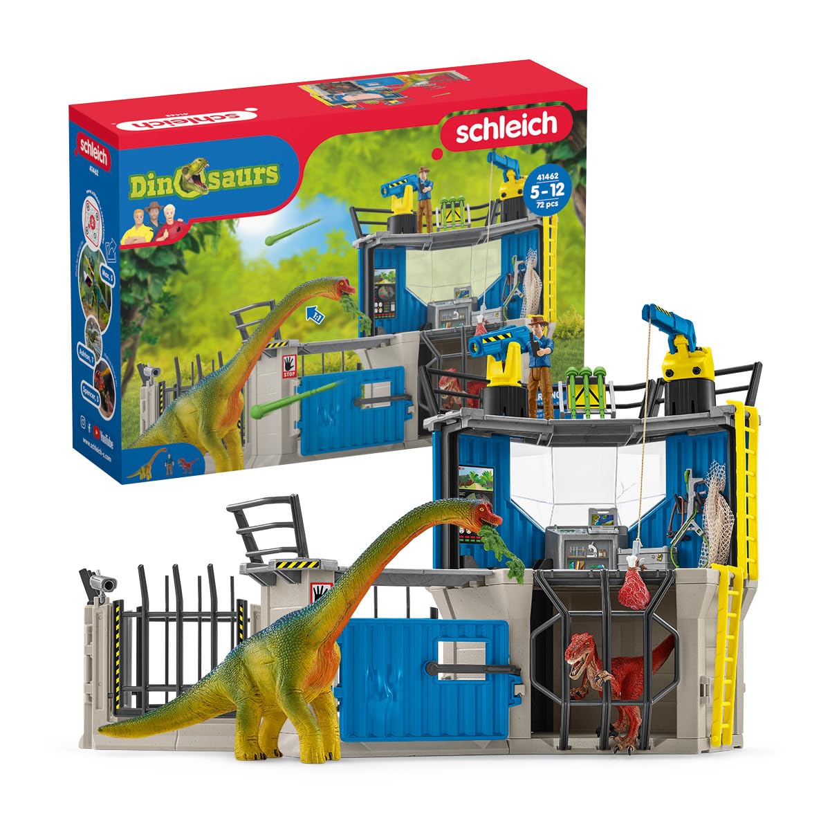 Foto 2 pulgar | Set Science Playset Schleich Dinosaur Toys Research Station 33 Piezas - Venta Internacional