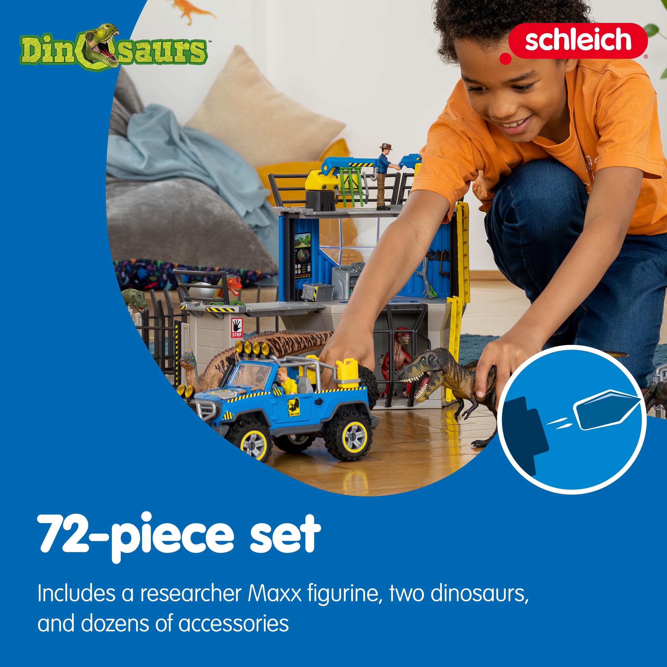 Foto 5 pulgar | Set Science Playset Schleich Dinosaur Toys Research Station 33 Piezas - Venta Internacional