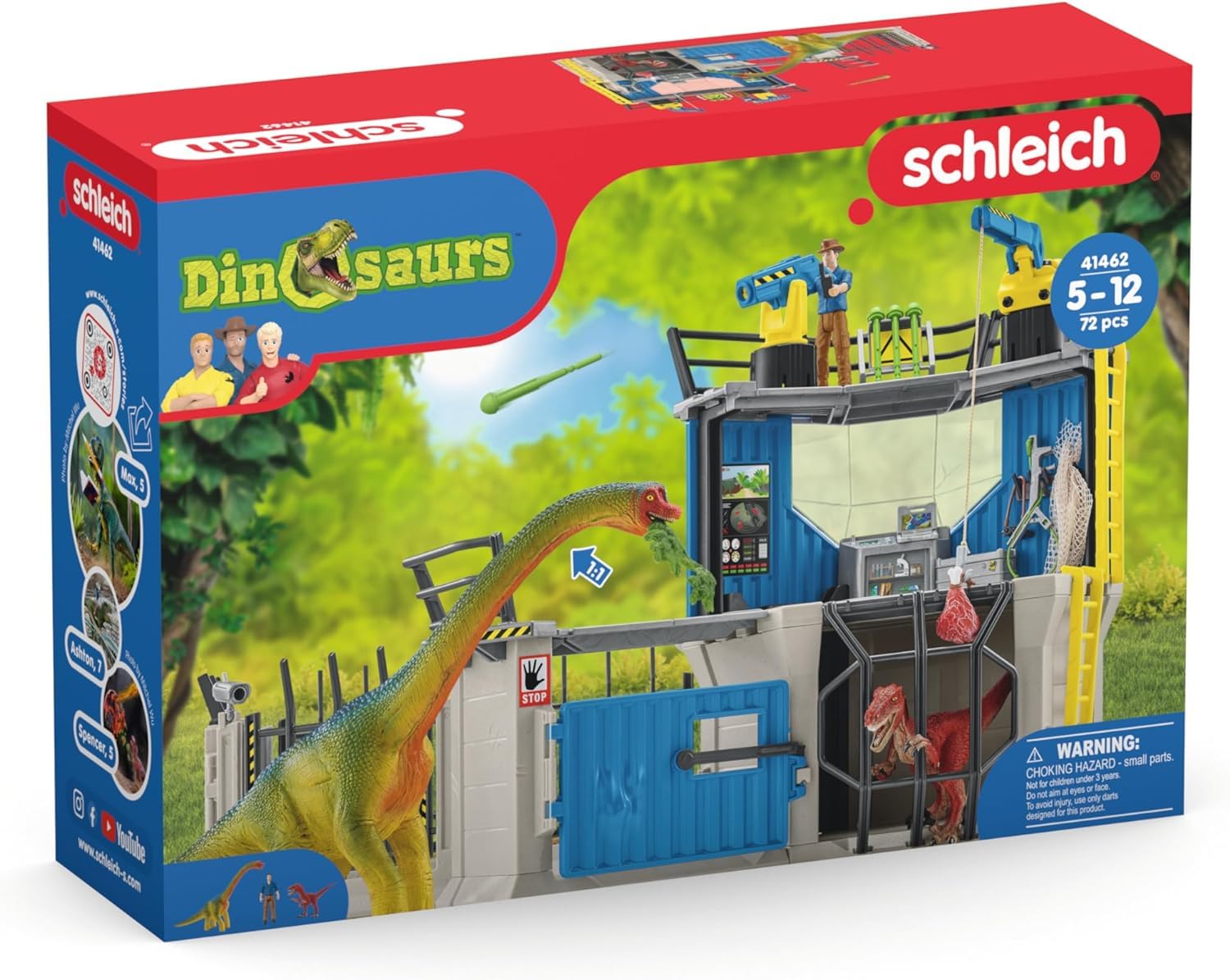 Foto 7 pulgar | Set Science Playset Schleich Dinosaur Toys Research Station 33 Piezas - Venta Internacional