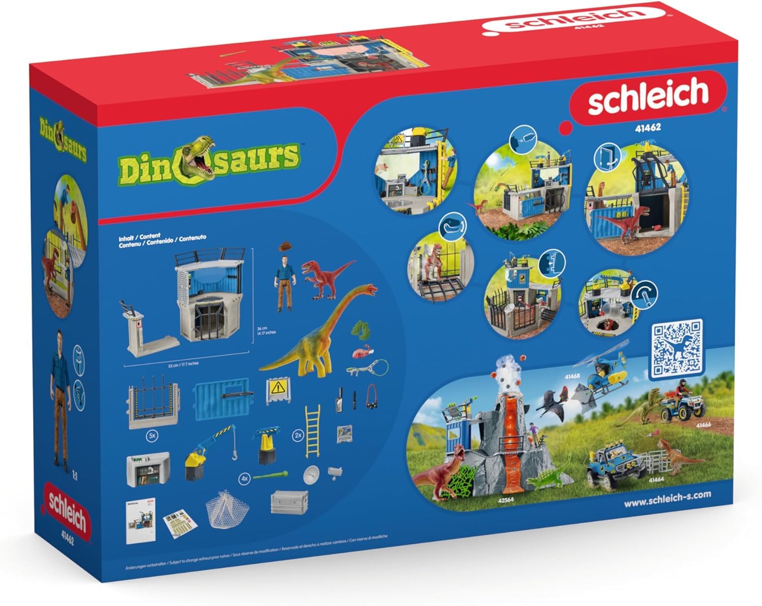 Foto 8 pulgar | Set Science Playset Schleich Dinosaur Toys Research Station 33 Piezas - Venta Internacional