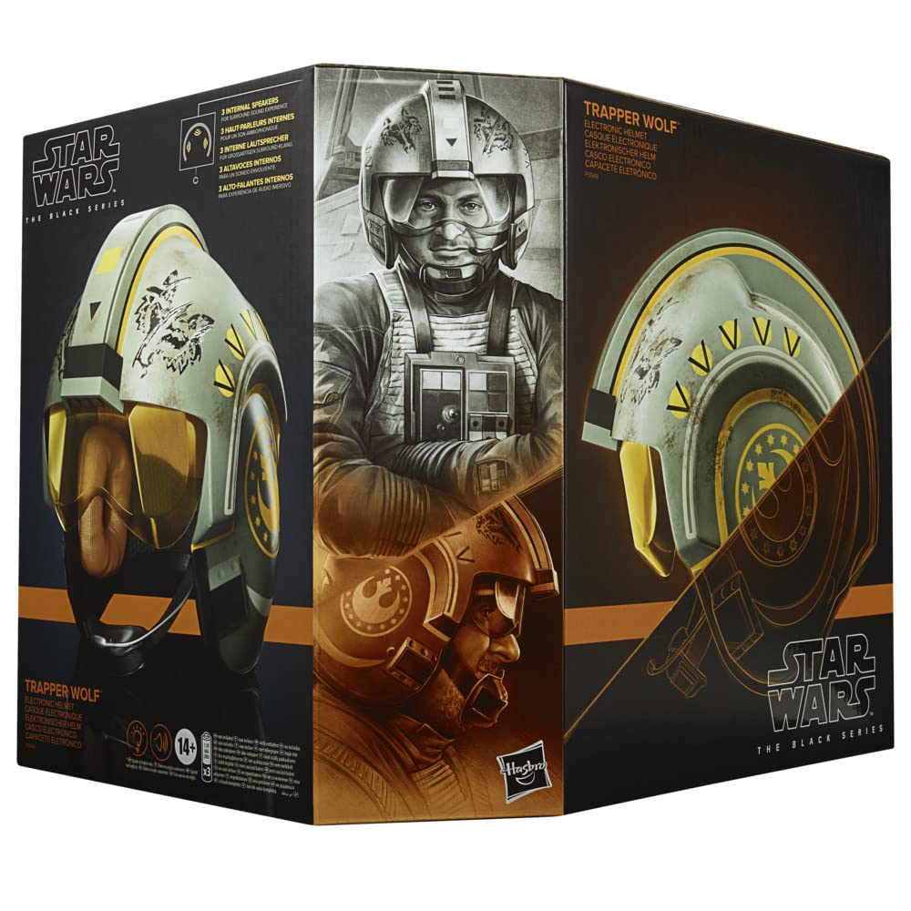 Foto 6 pulgar | Casco Hasbro Star Wars The Black Series Trapper Wolf - Venta Internacional.