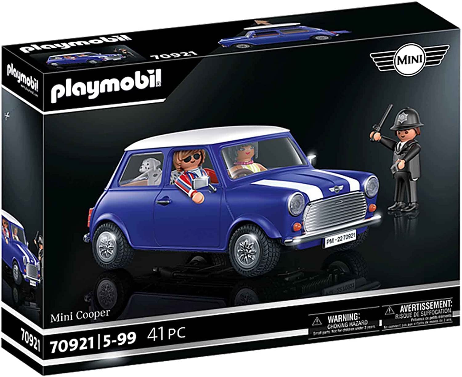 Foto 2 pulgar | Coche Clásico Toy Playmobil Mini Cooper con 4 Asientos y Maletero - Venta Internacional