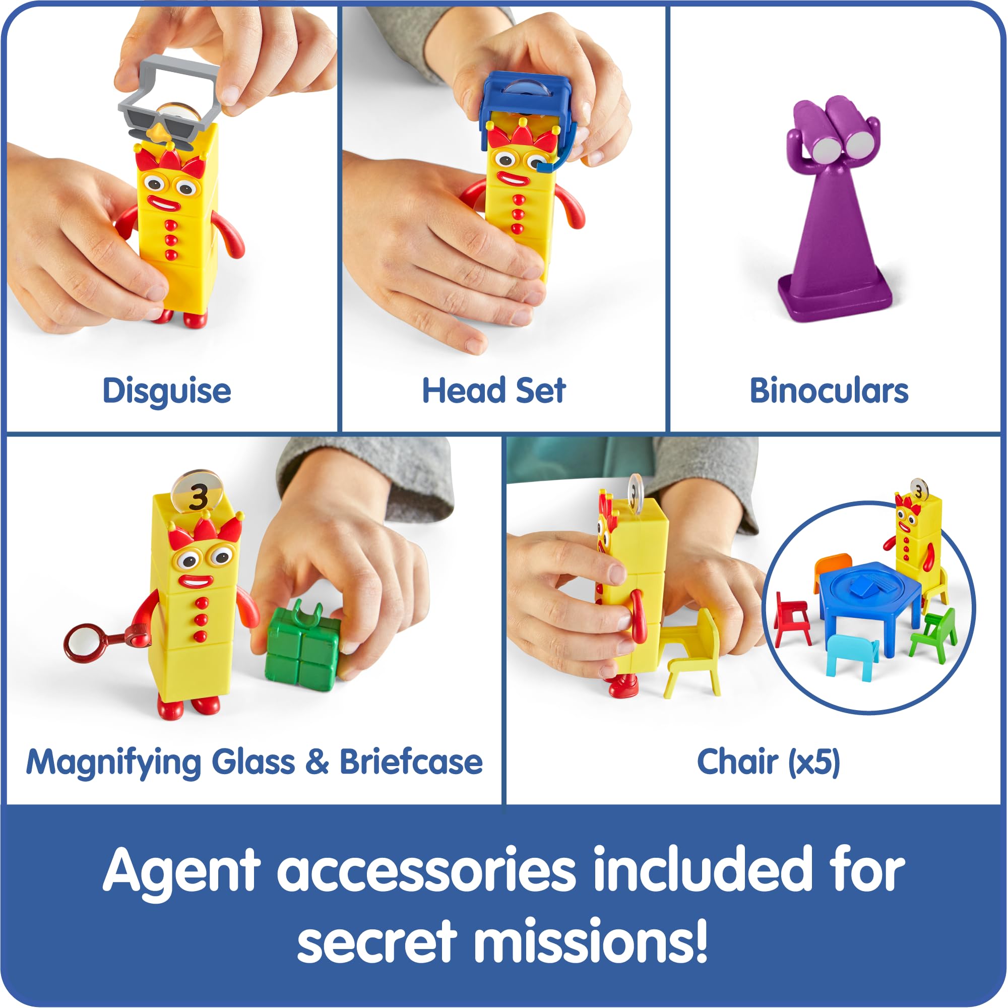 Foto 4 | Playset Hand2mind Numberblocks Step Squad Mission Headquart - Venta Internacional