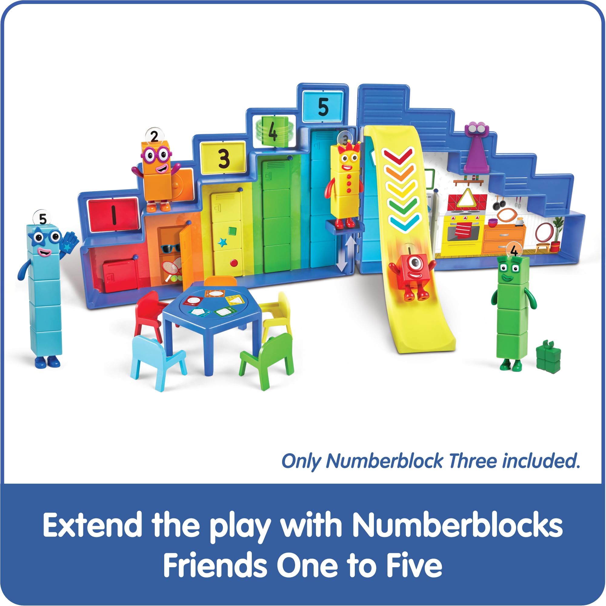 Foto 7 pulgar | Playset Hand2mind Numberblocks Step Squad Mission Headquart - Venta Internacional