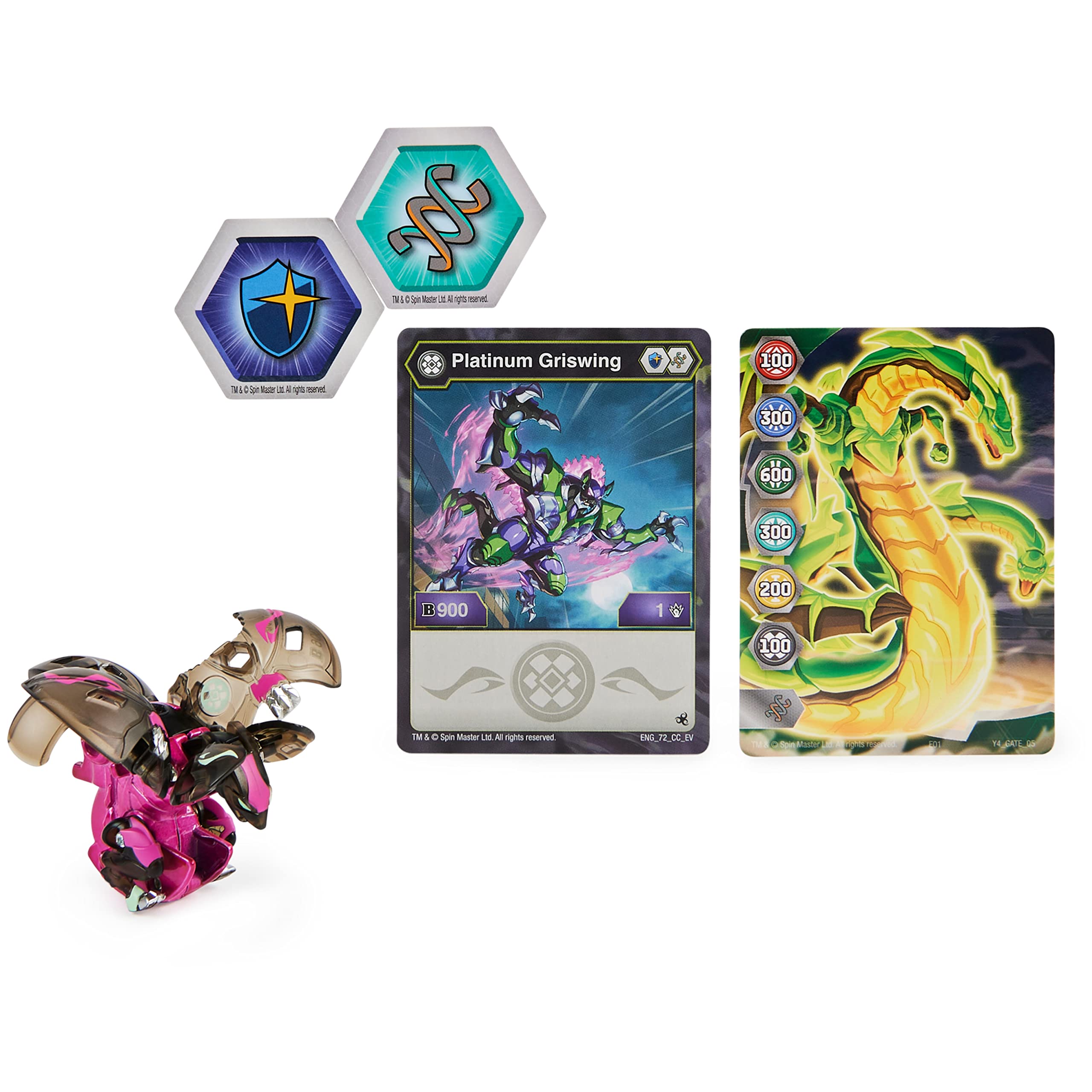 Foto 3 pulgar | True Metal de la Serie Griswing Platinum De Toy Bakugan Evolutions - Venta Internacional