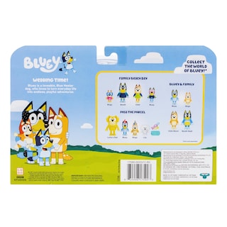 Foto 4 | Figura Bluey Wedding Time con Uncle Rad y Frisky 4 Piezas - Venta Internacional