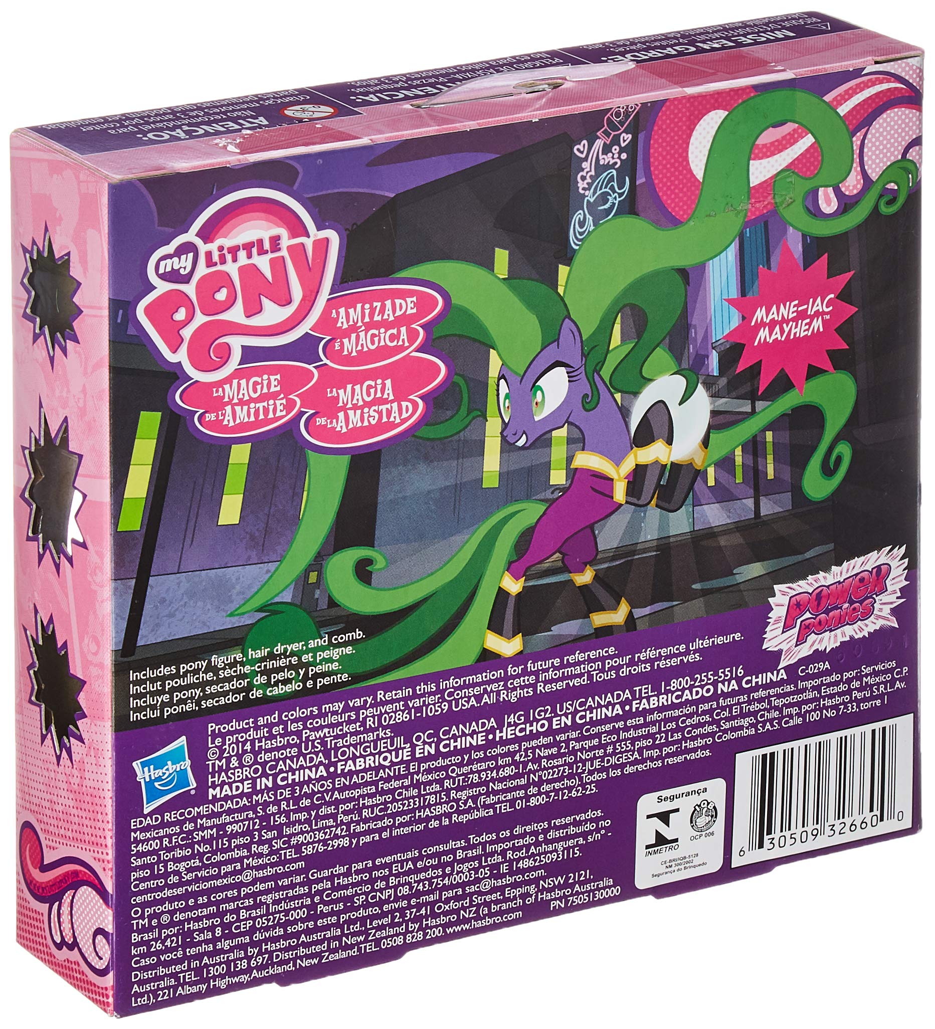 Foto 3 | Figura Exclusiva My Little Pony Power Ponies Mane-iac Mayhem