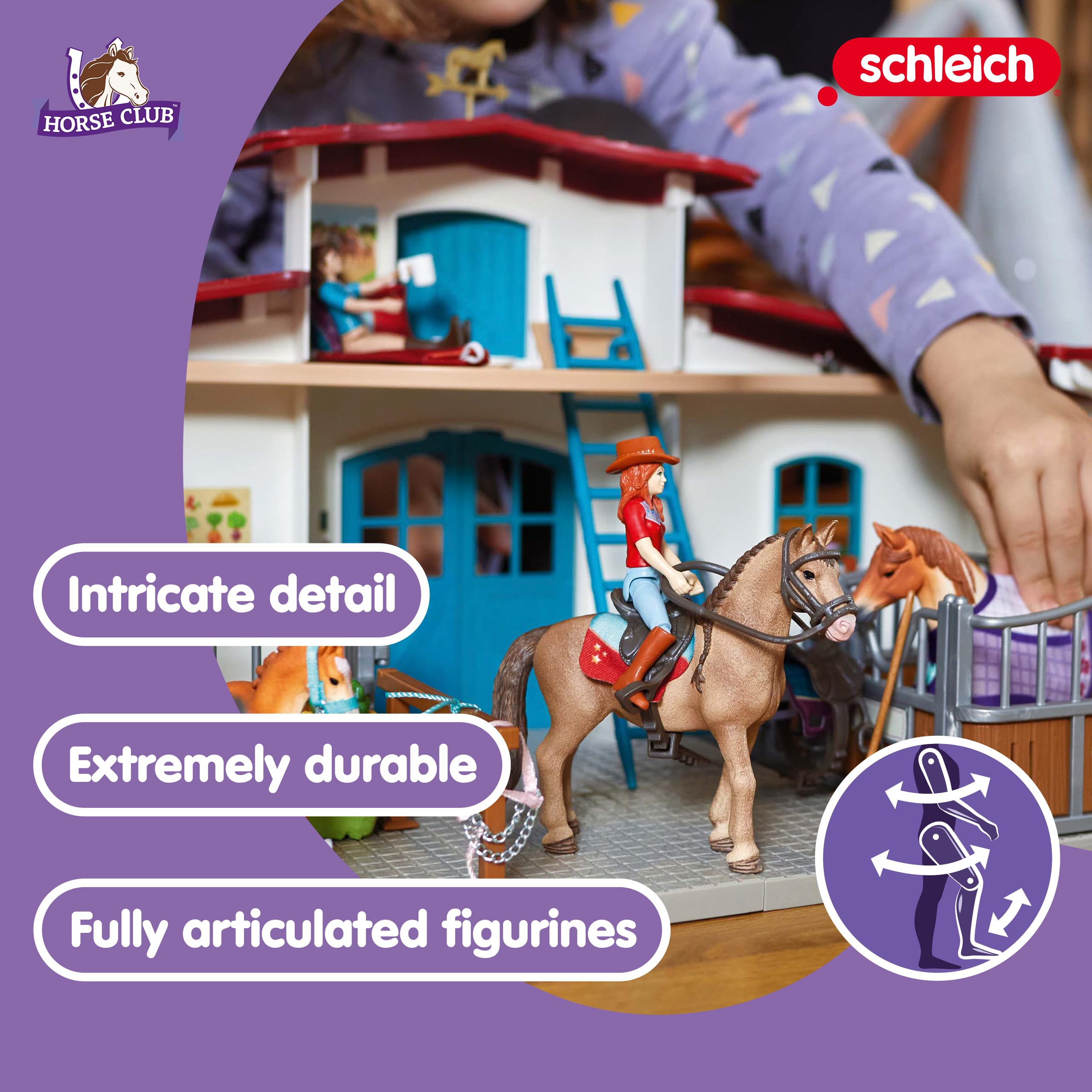 Foto 4 pulgar | Set de Juego Schleich Horse Club Lakeside De 115 Piezas con Caballos De Más De 5 - Venta Internacional