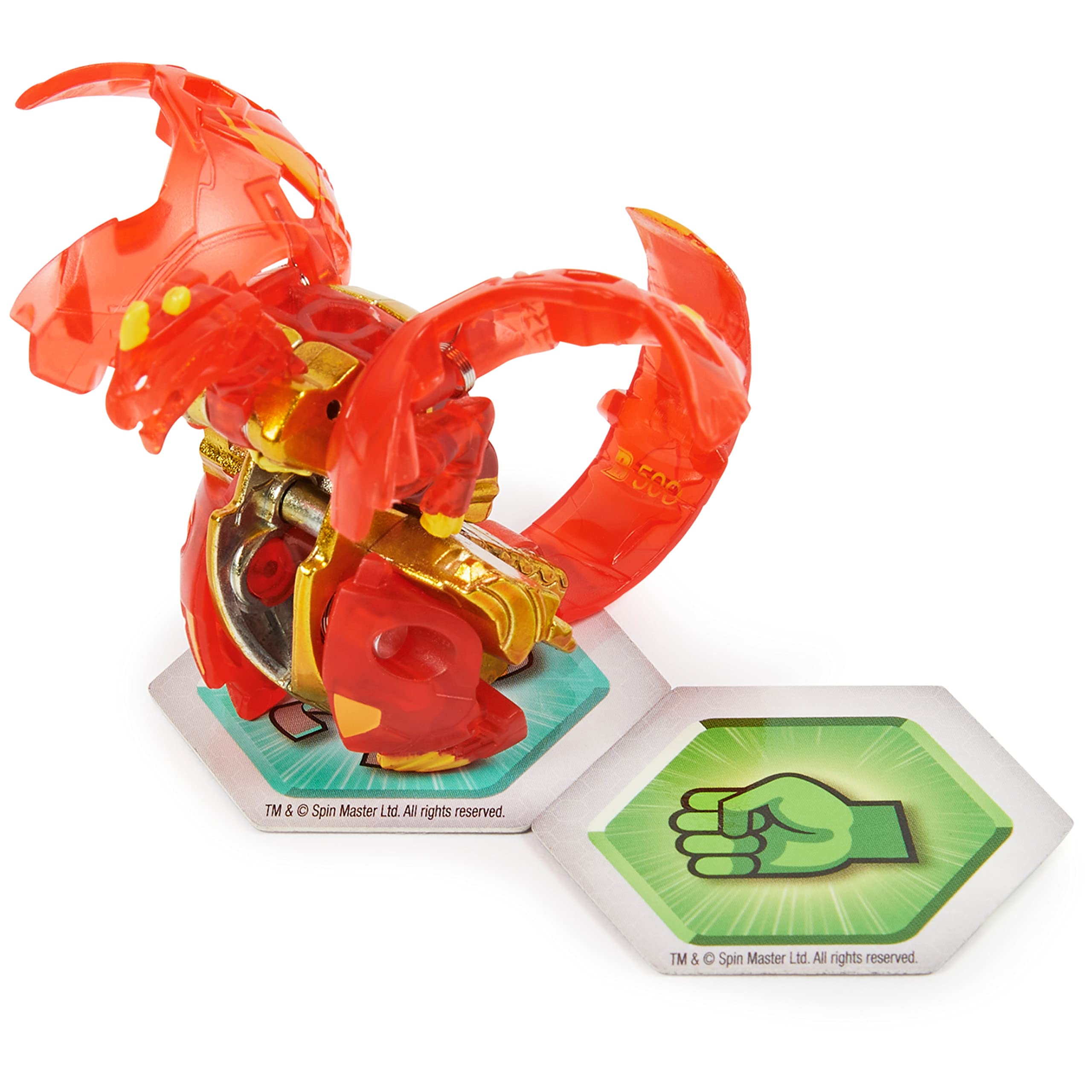 Foto 4 pulgar | Juguete Bakugan Evolutions Dragonoid Red con 2 Bakucores - Venta Internacional