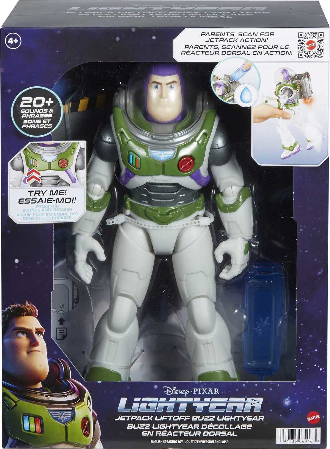 Foto 7 pulgar | Figura de Acción Mattel Disney Pixar Lightyear Buzz 30 Cm - Venta Internacional