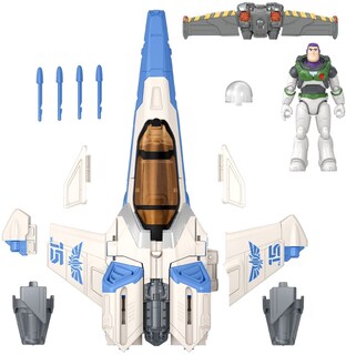 Foto 7 | Vehículo de Juguete Mattel Disney Pixar Lightyear Xl-15 con Buzz De 5 Pulgadas - Venta Internacional