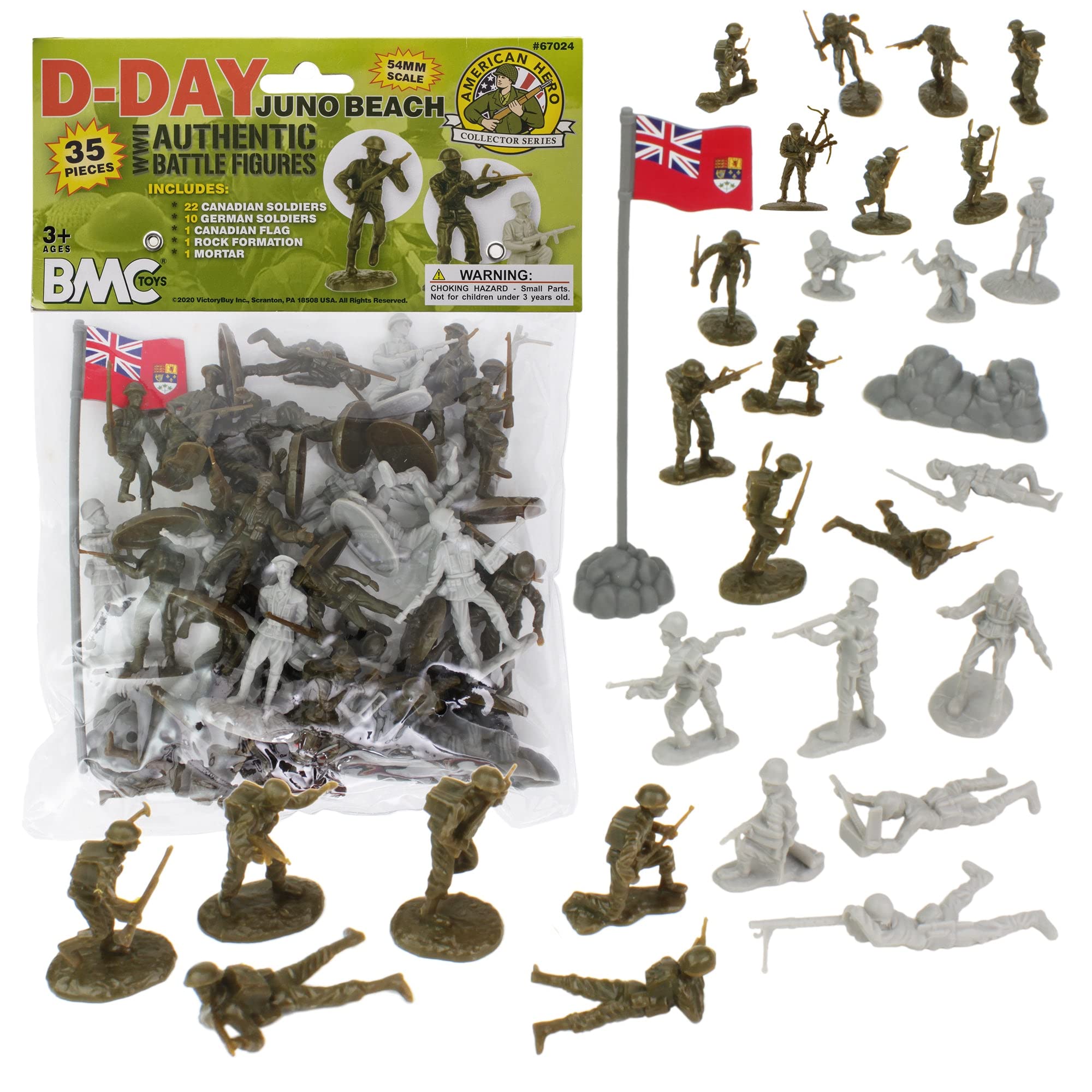 Foto 2 pulgar | Set de Juego BMC Toys De Plastic Army Para Hombre, Día D, Juno Beach, 35 Unidades, Canadá Y Alemania - Venta Intern