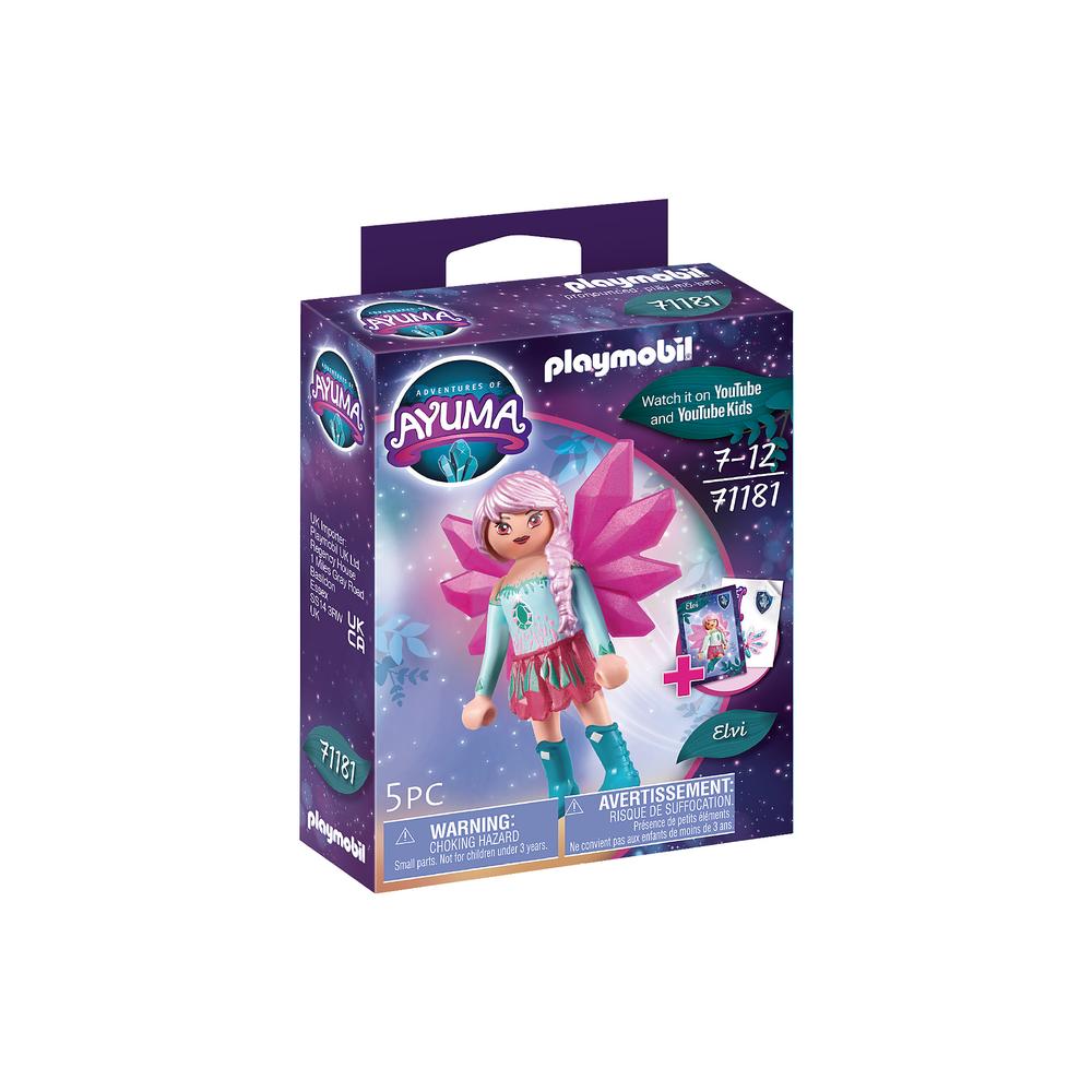 Set de Juego Playmobil Adventures Of Ayuma: Cristal Fairy Elvi 71181