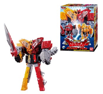 Foto 1 | Figura de Acción Bandai Kikai Sentai Zenkaiger Zentai Gattai Dx Zenkaioh Juraon Set - Venta Internacional