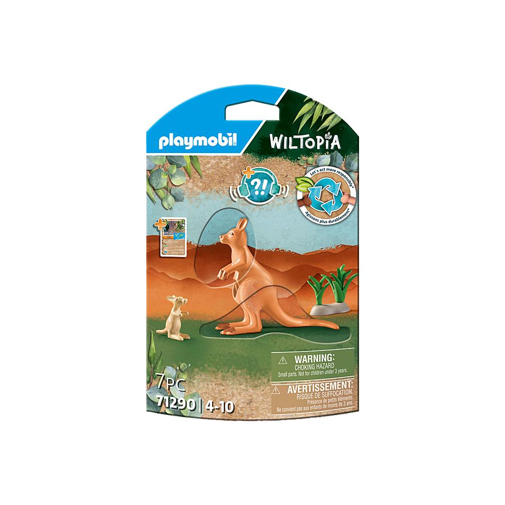 Foto 2 pulgar | Set de Juego Playmobil Wiltopia: Canguro con Bebé 71290