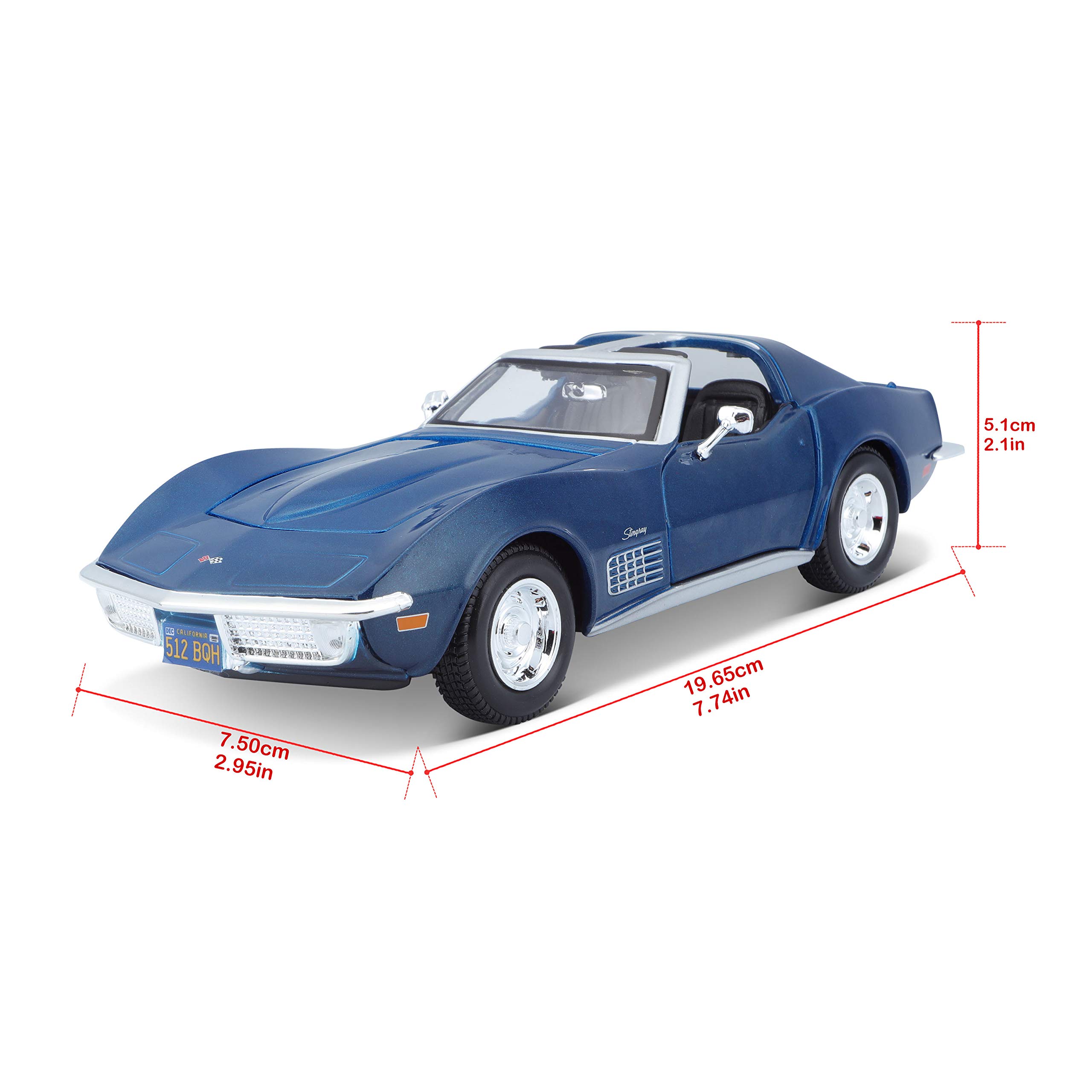 Foto 3 pulgar | Coche Maisto 1:24 Special Edition 1970 Chevrolet Corvette - Venta Internacional