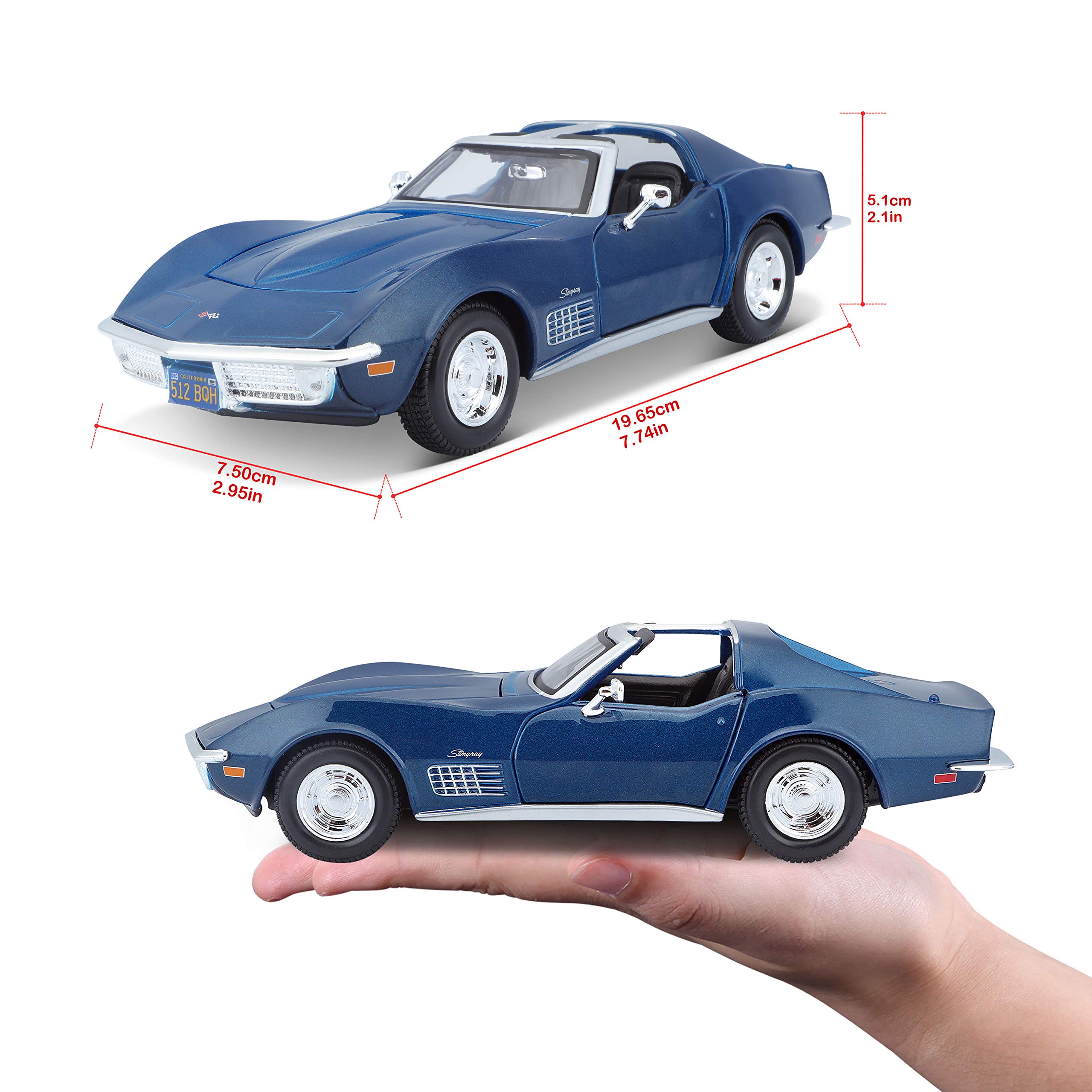 Foto 5 pulgar | Coche Maisto 1:24 Special Edition 1970 Chevrolet Corvette - Venta Internacional