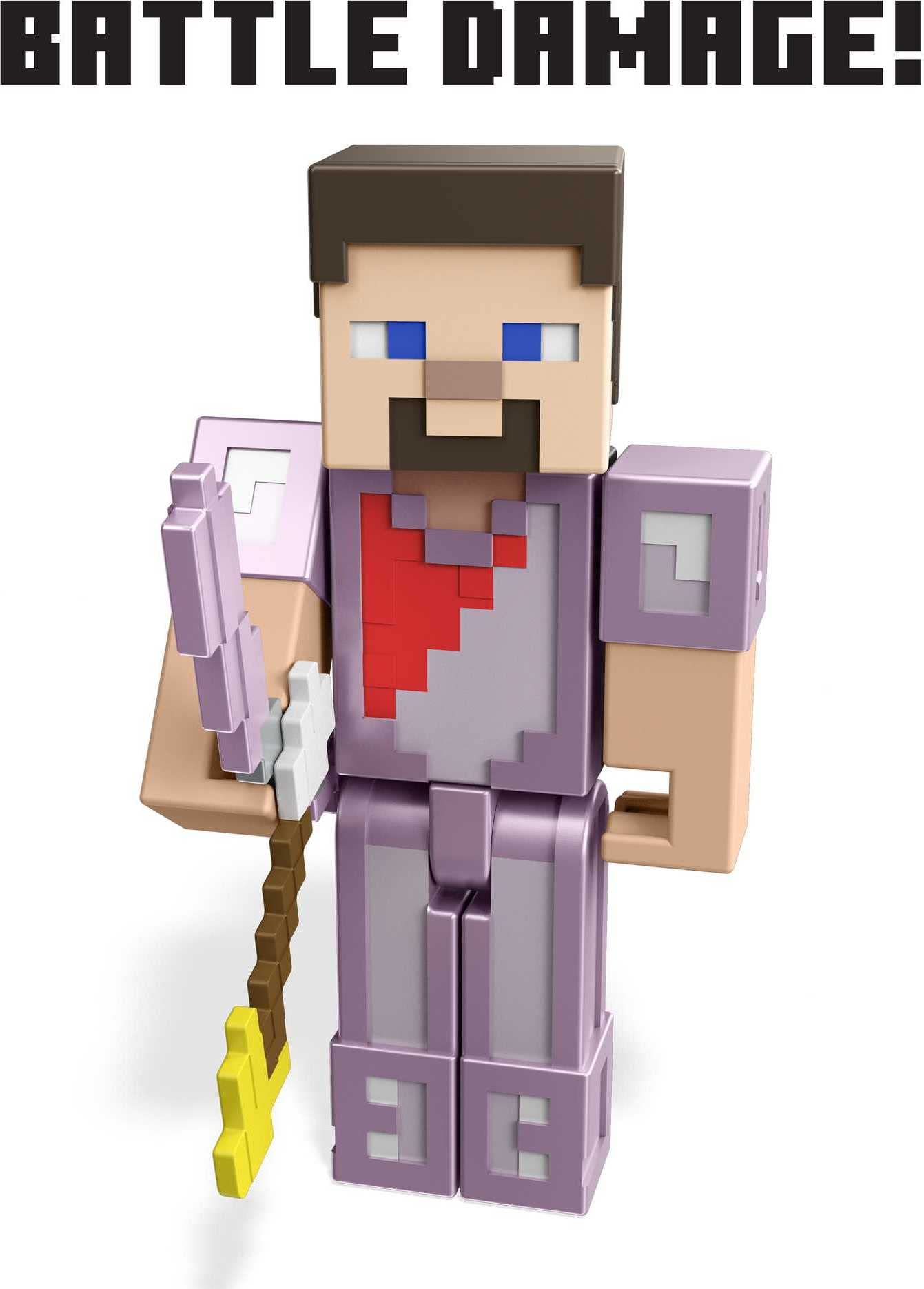 Foto 6 pulgar | Figura de Acción Mattel Minecraft Ultimate Ender Dragon con Steve - Venta Internacional