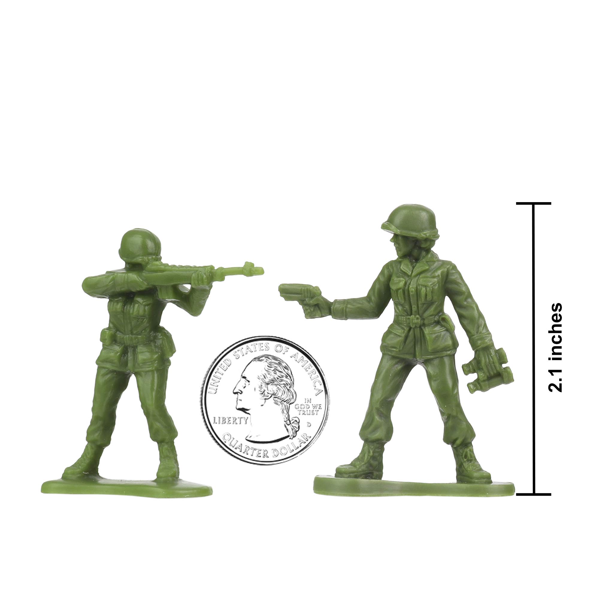 Foto 3 pulgar | Soldados Mujeres BMC Toys Verdes 36 Piezas - Venta Internacional