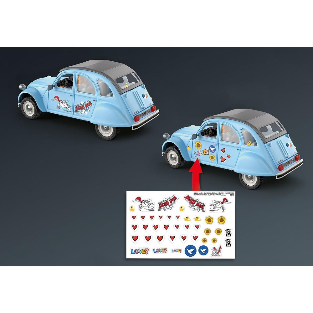 Foto 9 pulgar | Playmobil Citroen 2CV 70640 con Figuras y Accesorios para Personalizar