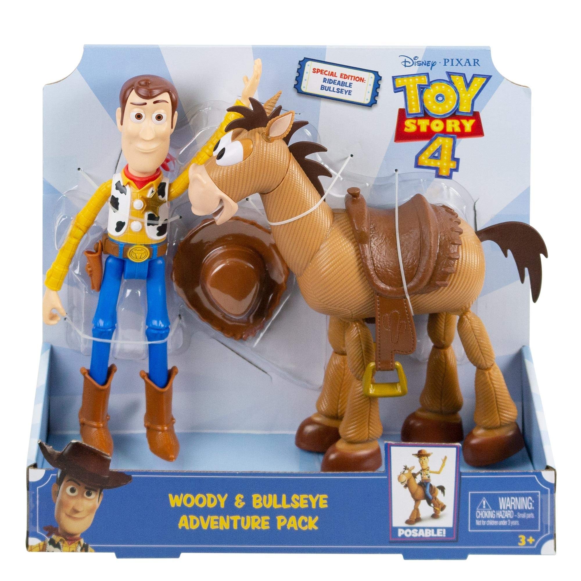 Foto 7 pulgar | Toy Mattel Disney Pixar Toy Story 4 Woody Y Bullseye - Venta Internacional