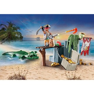 Foto 3 | Playmobil Pirates Pirata con Caimán 71473