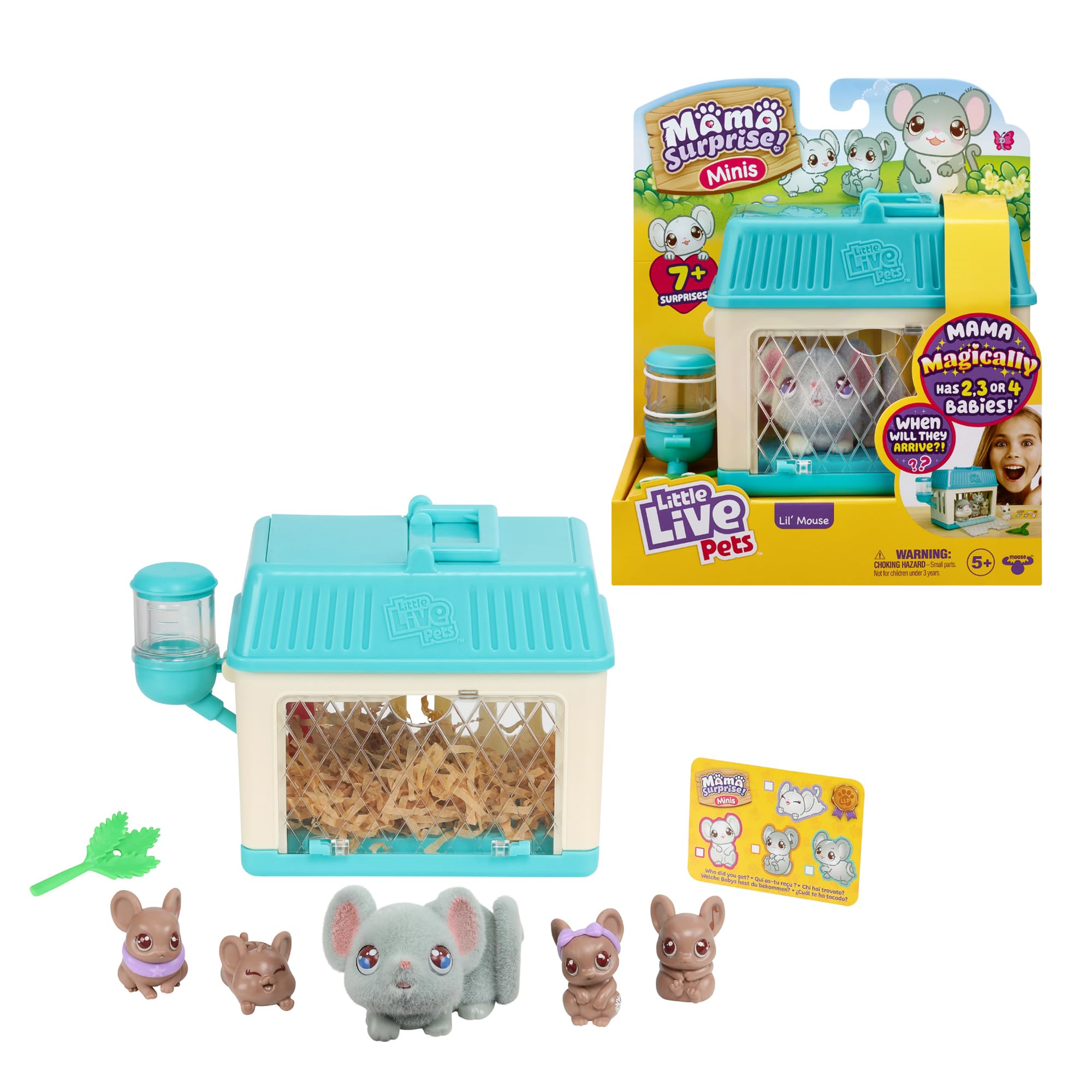 Foto 2 pulgar | Miniaturas Mama Surprise De Toy Little Live Pets con Bebé- Venta Internacional