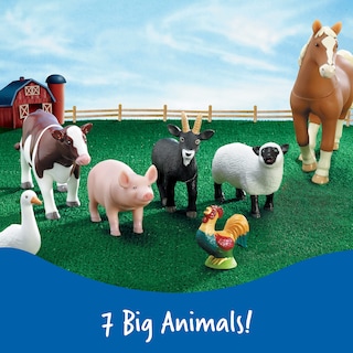 Foto 2 | Set De Juguetes Learning Resources Jumbo Farm Animals - Venta Internacional