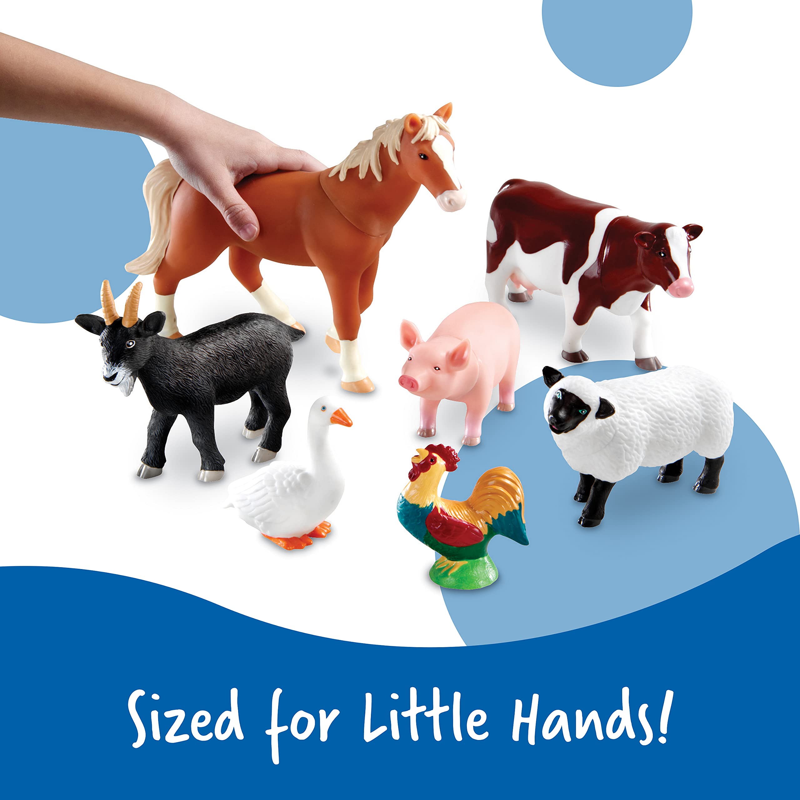 Foto 4 pulgar | Set De Juguetes Learning Resources Jumbo Farm Animals  - Venta Internacional
