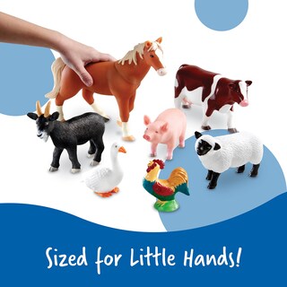 Foto 3 | Set De Juguetes Learning Resources Jumbo Farm Animals - Venta Internacional