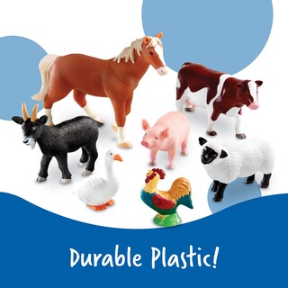 Foto 5 | Set De Juguetes Learning Resources Jumbo Farm Animals - Venta Internacional