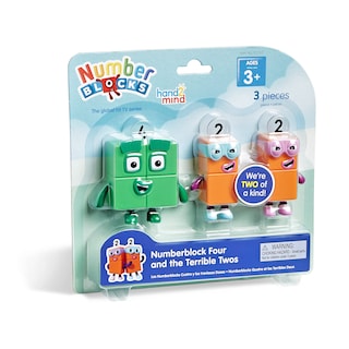 Foto 1 | Set de Figuras de Acción Hand2mind Numberblock Four con Terrible Twos - Venta Internacional