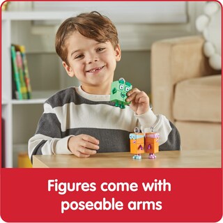 Foto 3 | Set de Figuras de Acción Hand2mind Numberblock Four con Terrible Twos - Venta Internacional