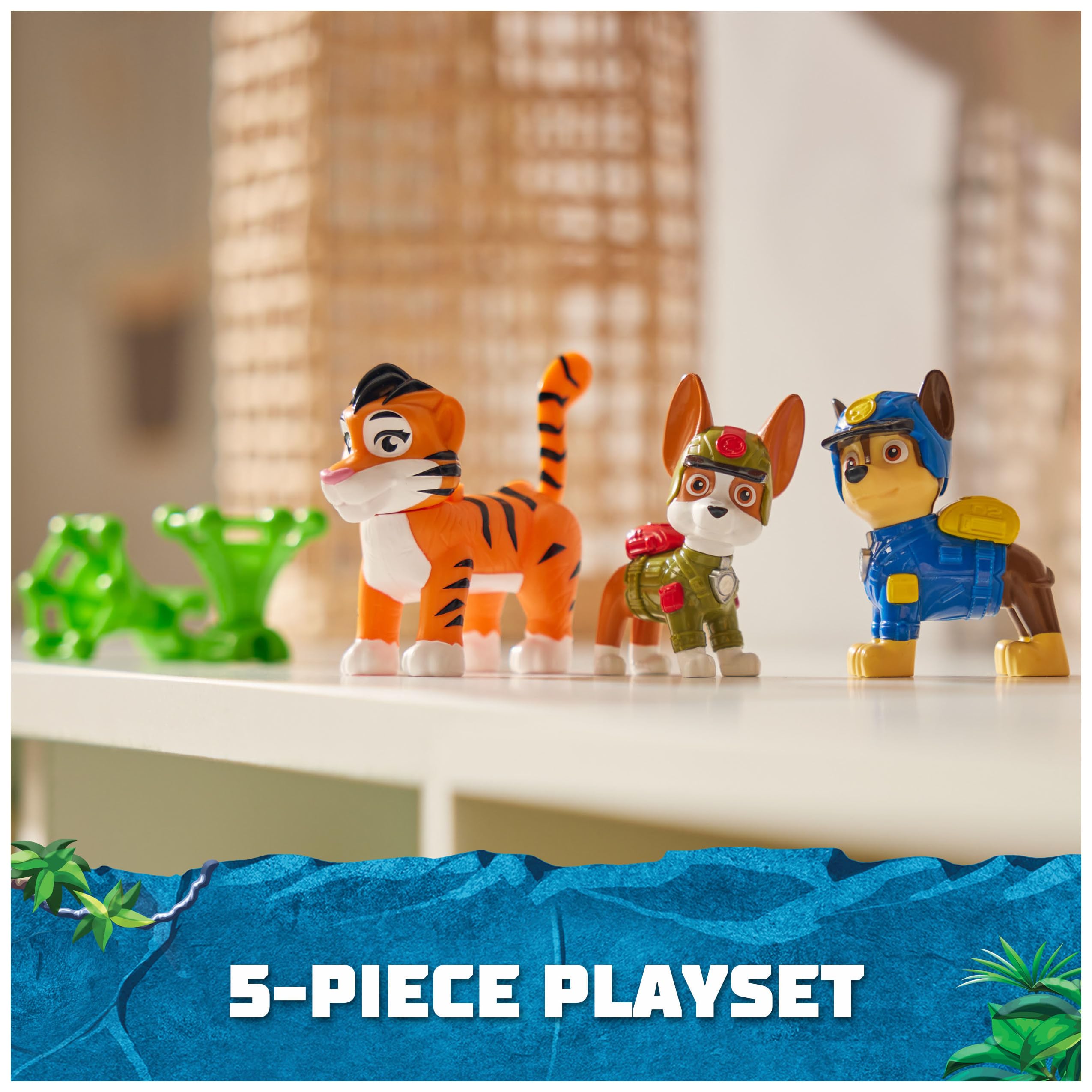 Foto 3 pulgar | Figuras de Acción Paw Patrol Jungle Pups Chase Tracker y Tiger - Venta Internacional