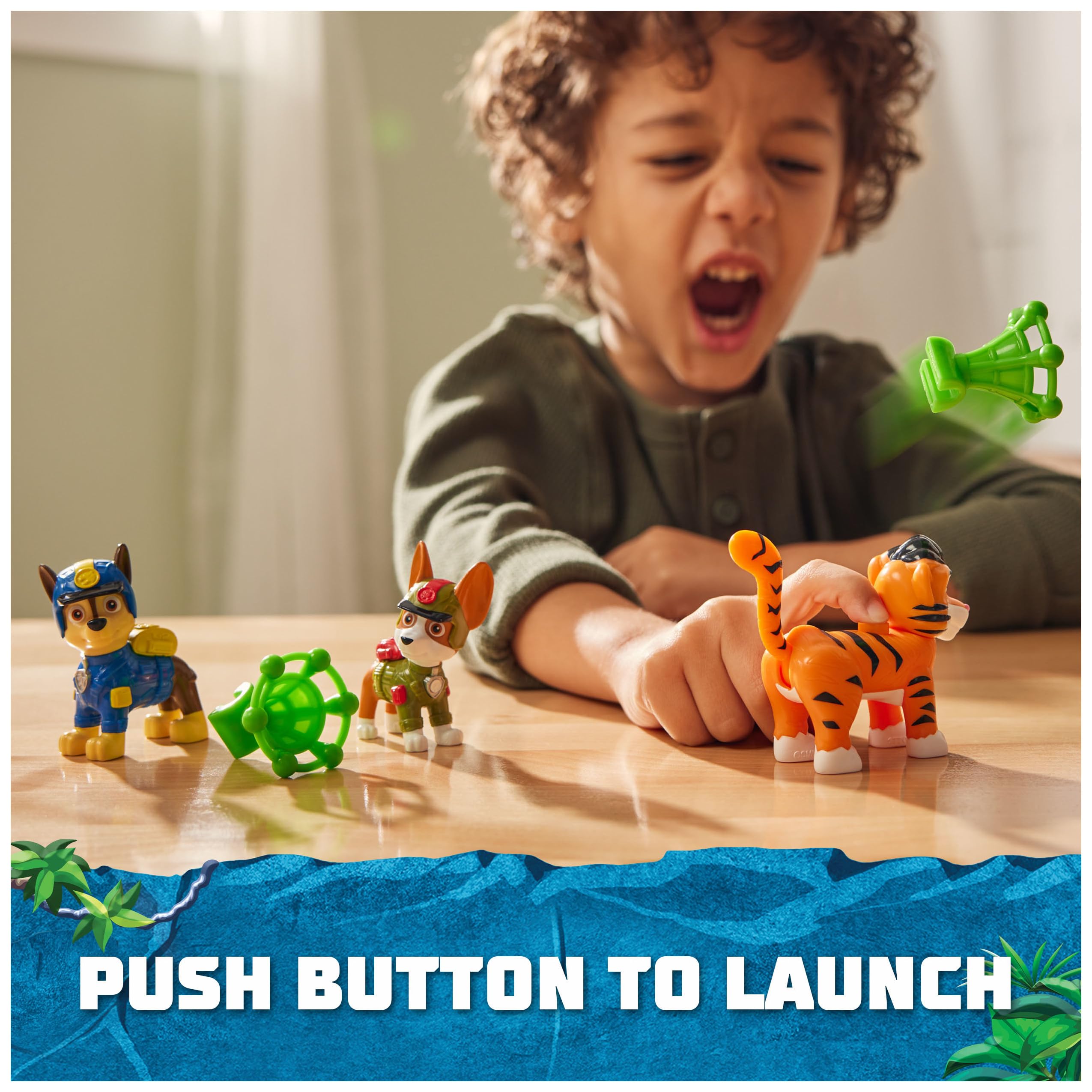 Foto 6 pulgar | Figuras de Acción Paw Patrol Jungle Pups Chase Tracker y Tiger - Venta Internacional
