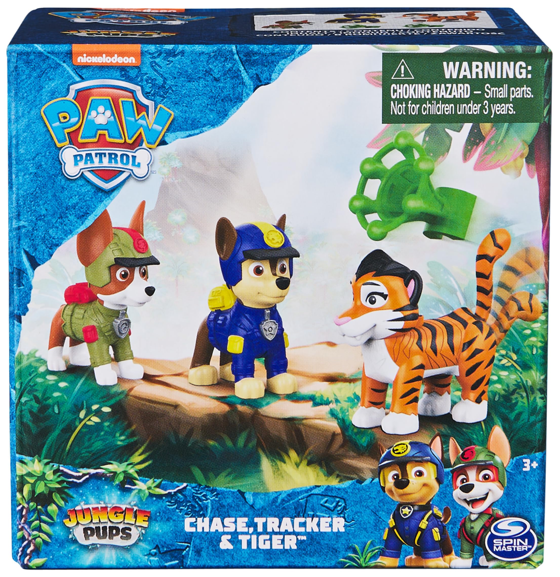 Foto 7 pulgar | Figuras de Acción Paw Patrol Jungle Pups Chase Tracker y Tiger - Venta Internacional