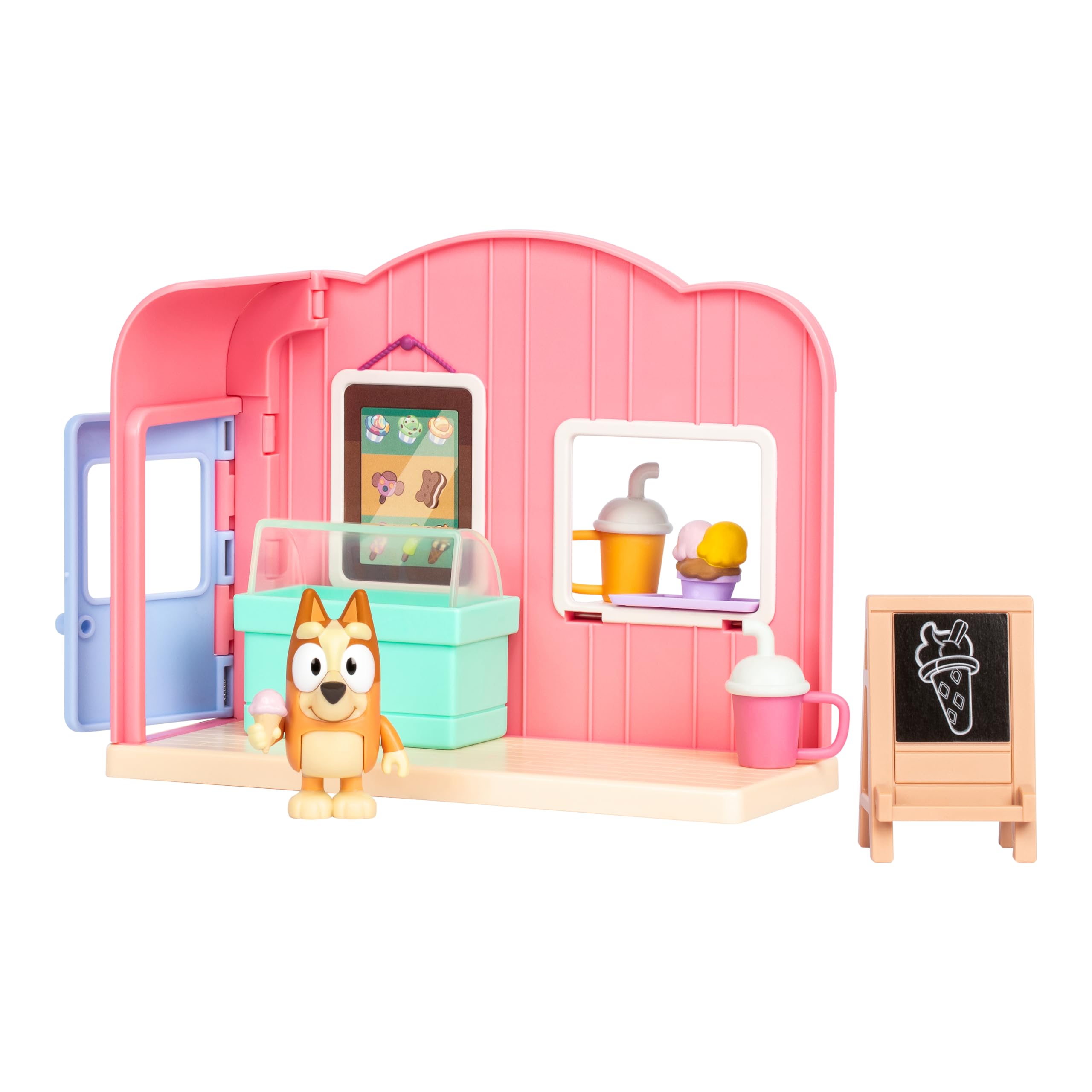 Foto 4 | Mini heladería Playset Bluey Con Bingo - Venta Internacional