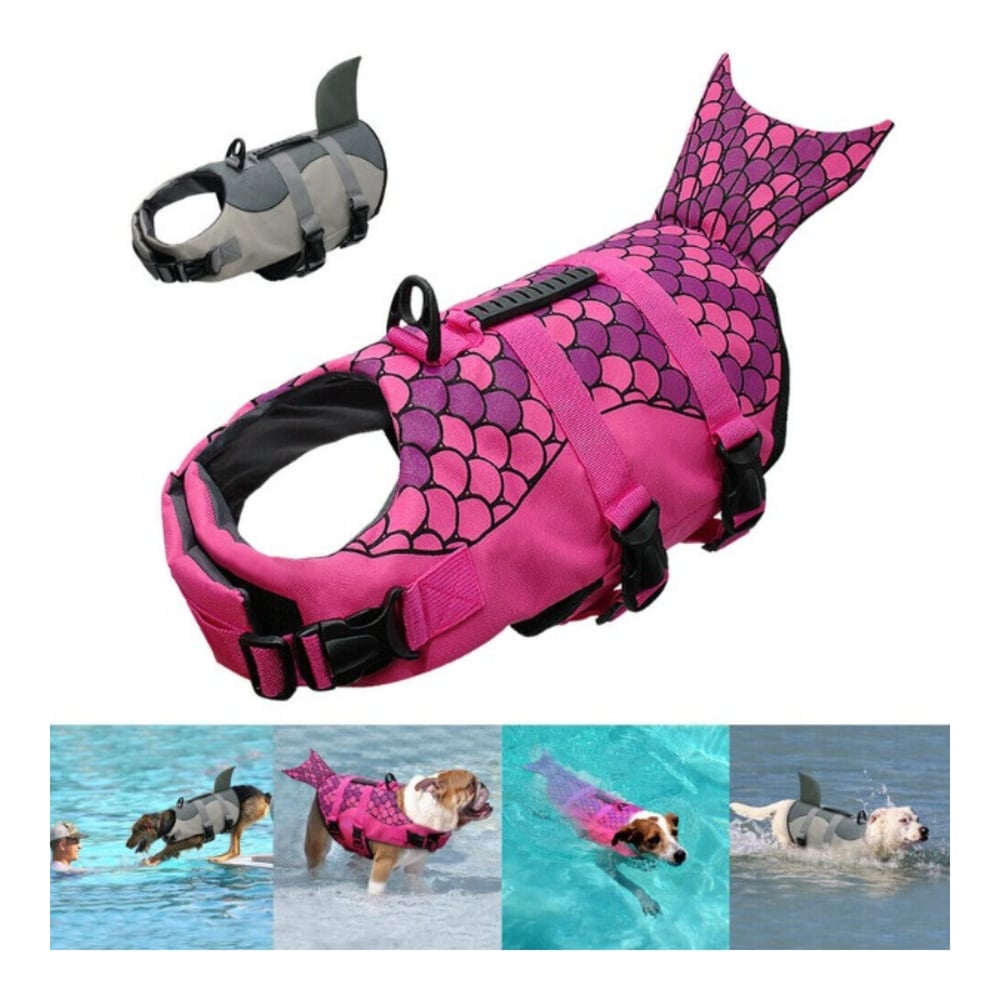 Foto 3 pulgar | Flotador con Diseño de Sirena Para Perros - Venta Internacional