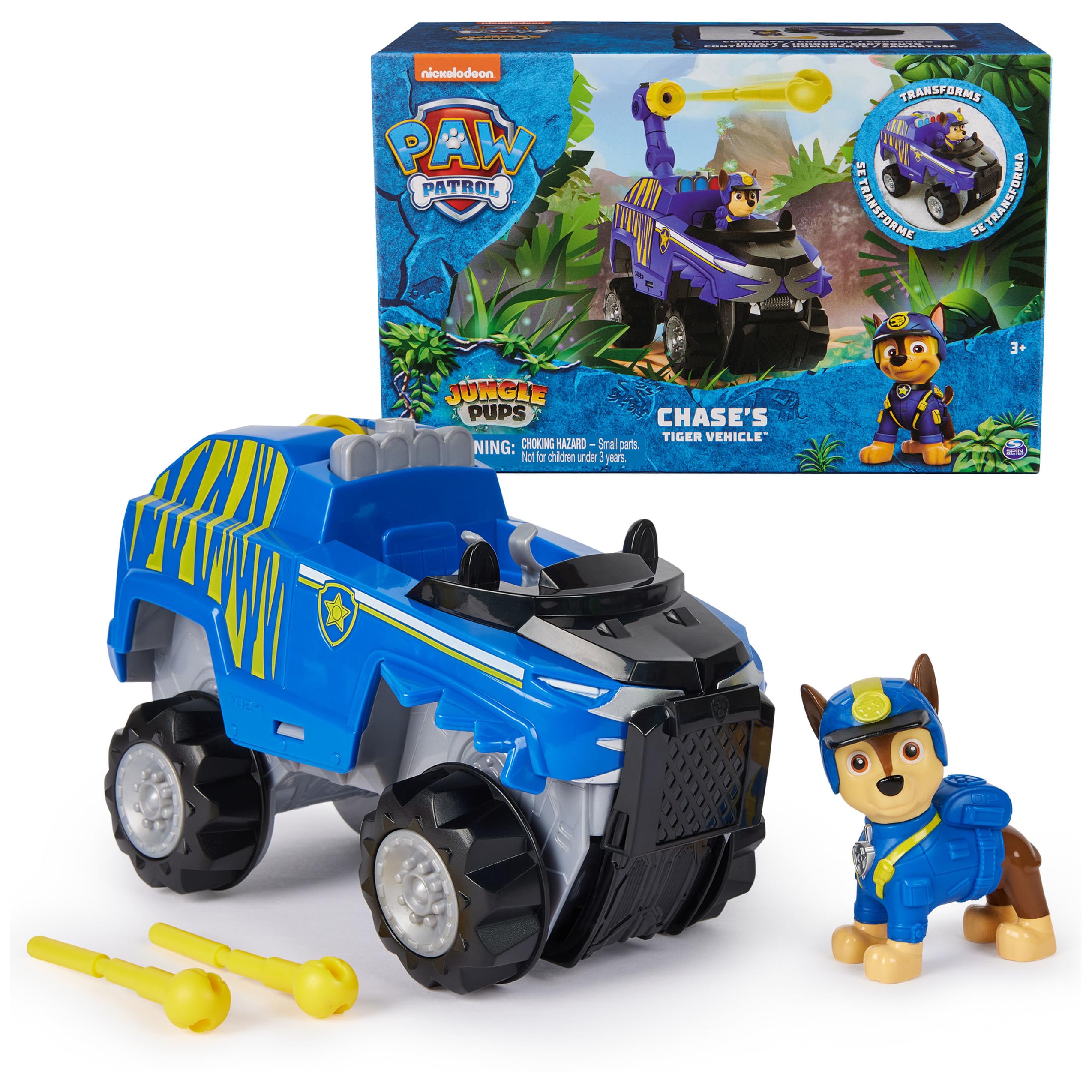 Foto 2 pulgar | Camión de Juguete Paw Patrol Jungle Pups Chase Tiger  - Venta Internacional