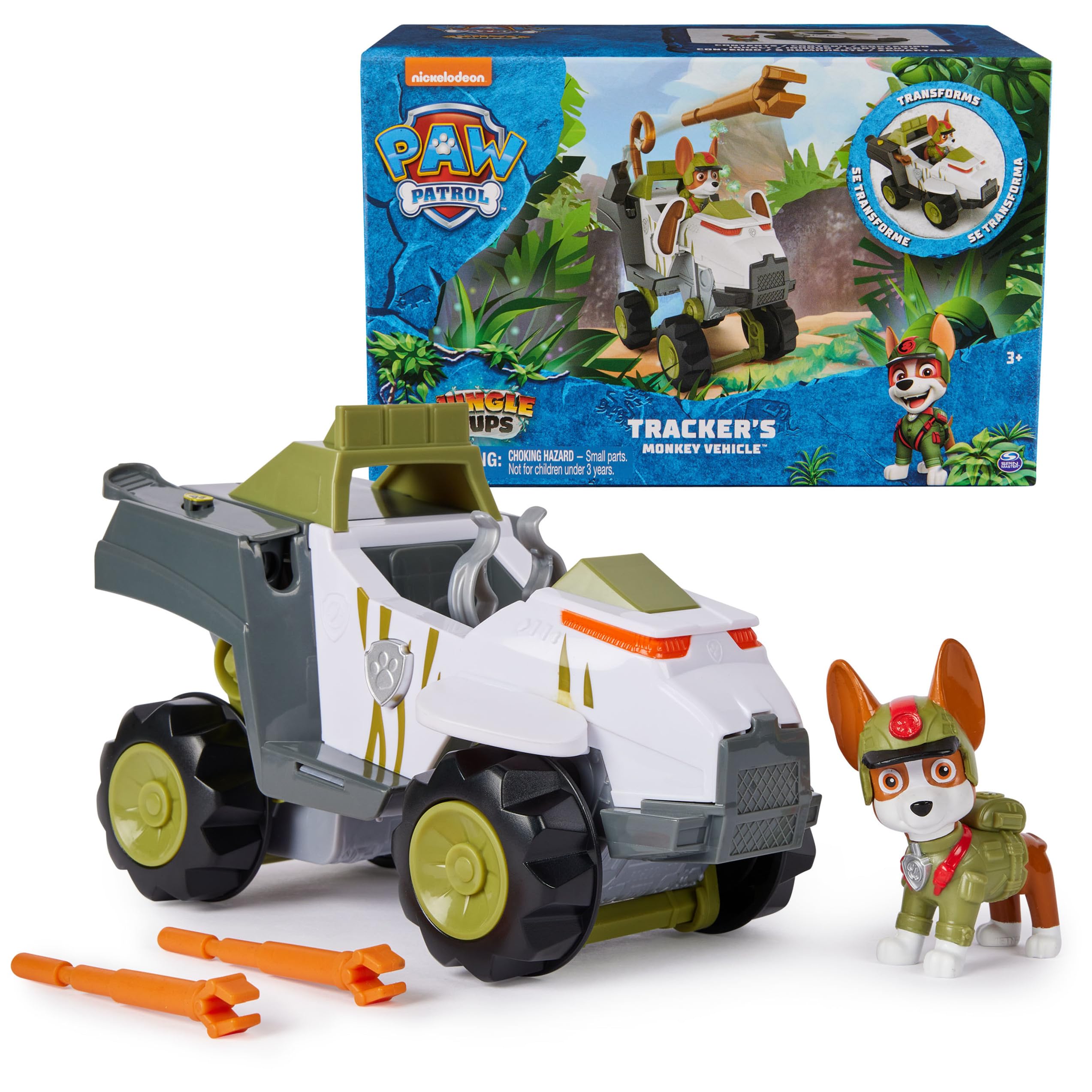 Foto 2 pulgar | Camión de Juguete Paw Patrol Jungle Pups Tracker Monkey con Figura - Venta Internacional